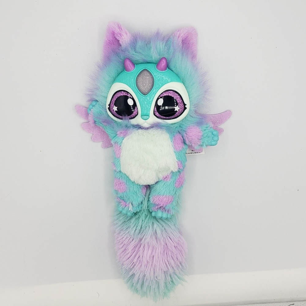 Magic Mixies Magical Misting Light Purple & Blue Interactive Plush Pet‎ Tested